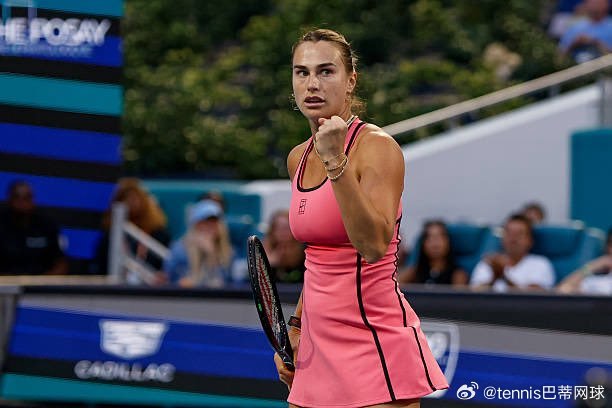 萨巴伦卡🇧🇾击败莱巴金娜🇰🇿6-4 6-3✅第15次闯入WTA 1000