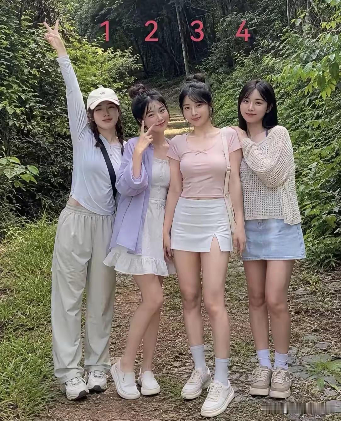 选择2号，身材还是不错的。