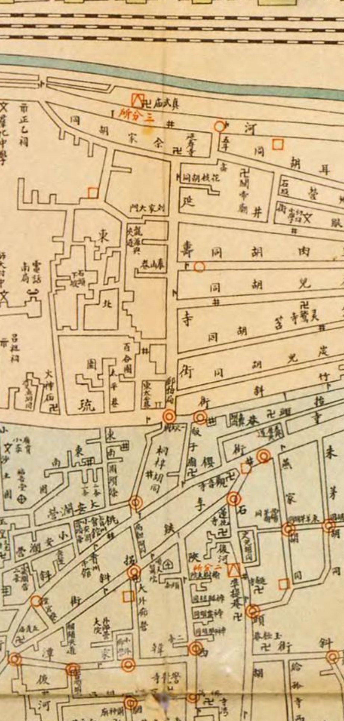 延壽寺街本有延壽寺  遼金稱巨剎  遼主嘗臨其地  金人以棲道君及汴京所獲車輦 