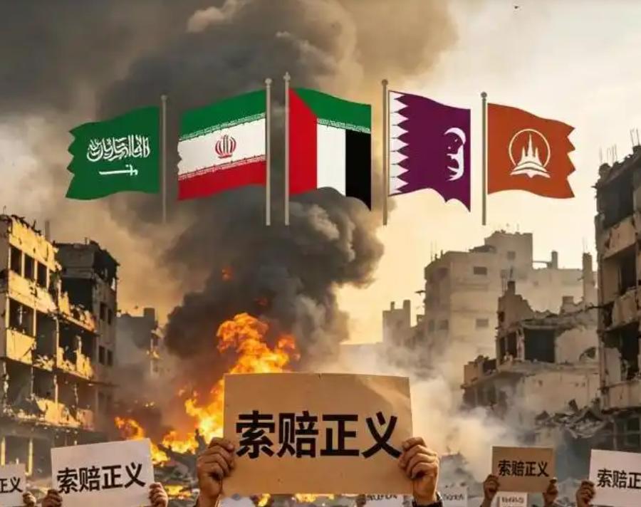 伊朗背后果然有高人，伊朗放着美国不追责，反倒逼中东五国赔钱！明明美以才是始作俑者