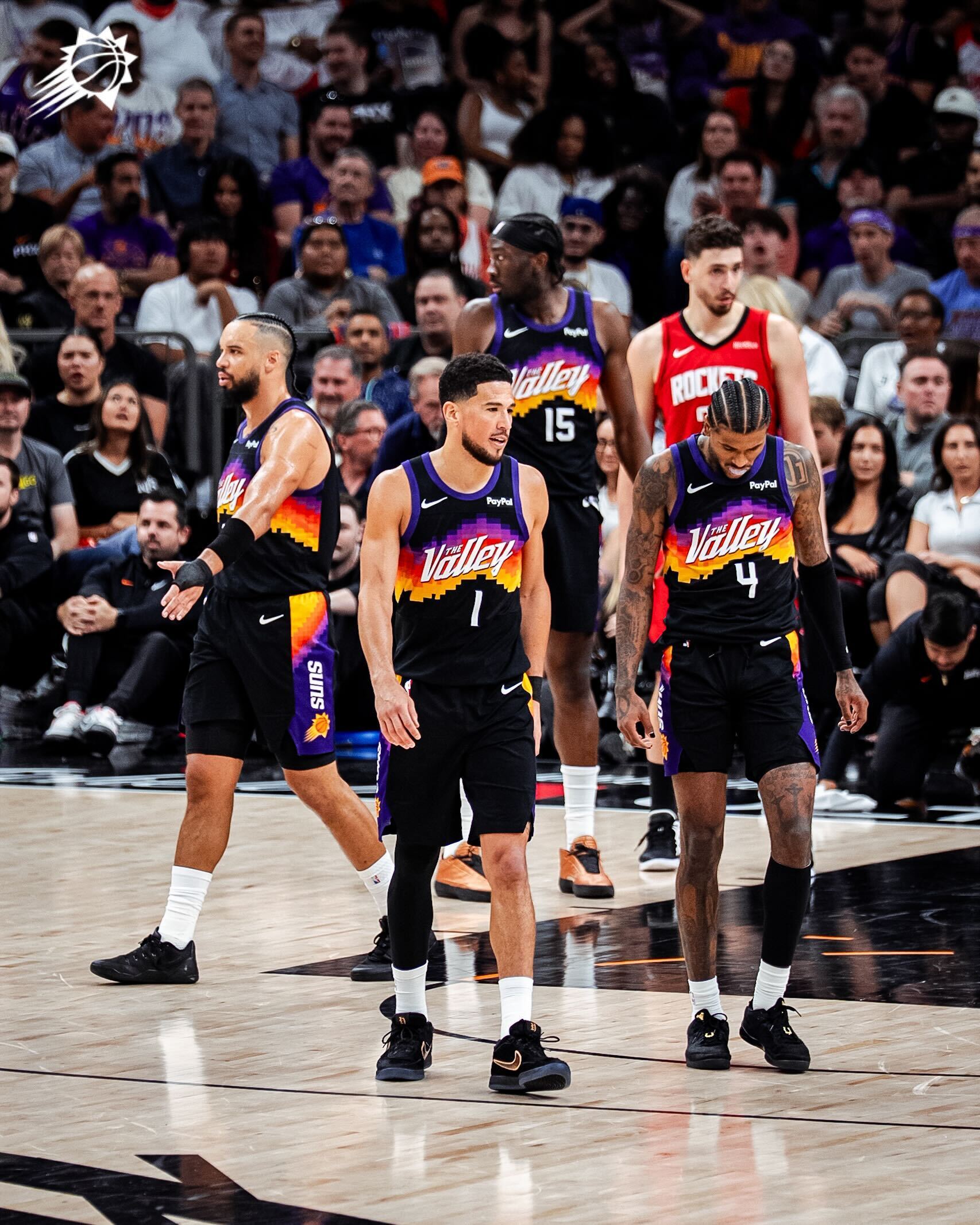 拼防守‼️ 狄龙和JG都阻止了对方得分 菲尼克斯太阳 ｜旭日东升 ｜火箭vs太阳