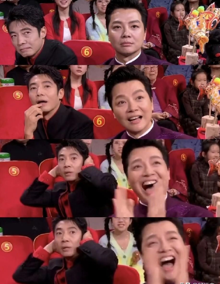 撒贝宁在台下亲眼看着自己的“老鼠干”周边被送上台，那一瞬间的表情管理彻底崩盘。