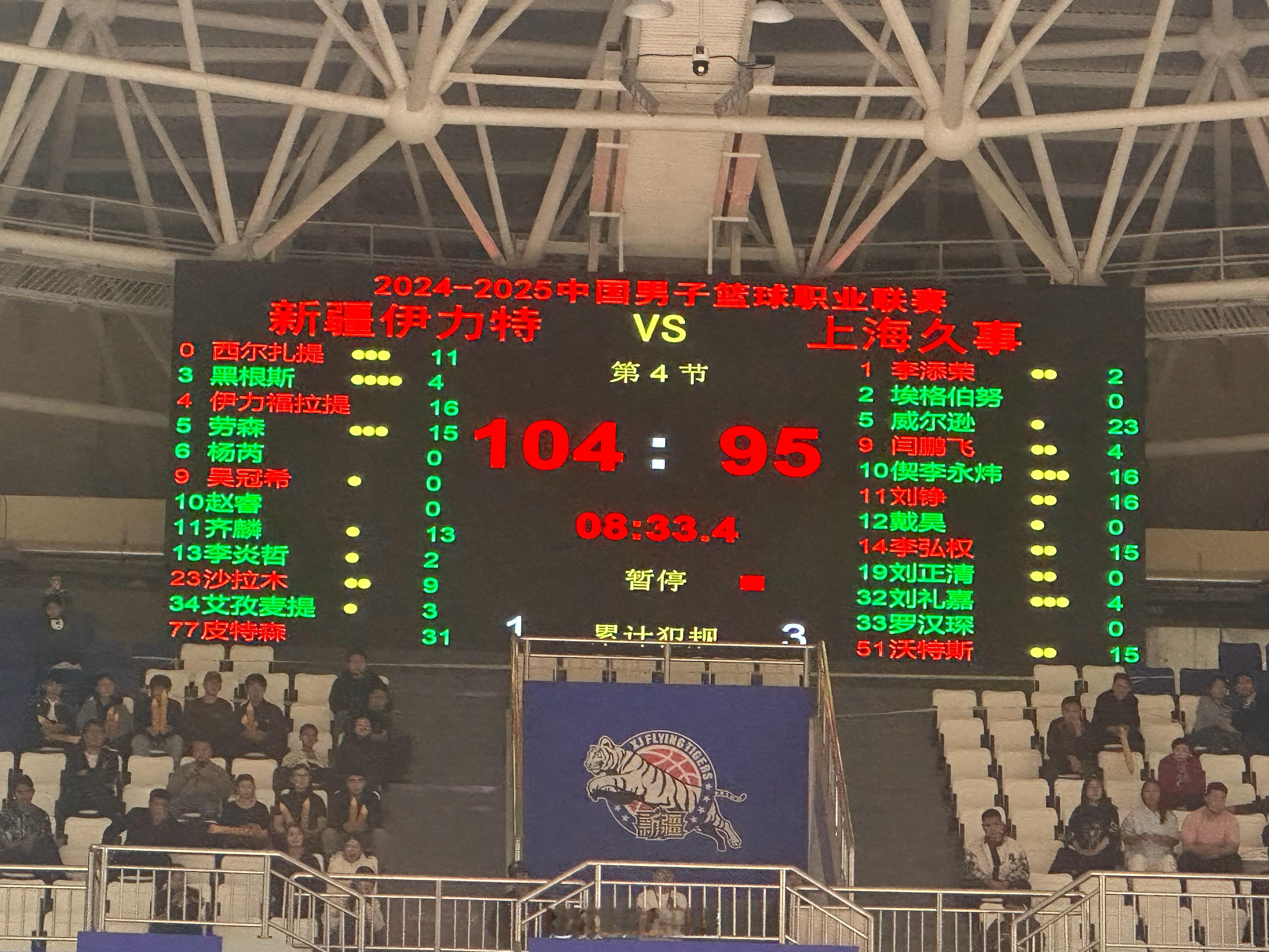 截止目前，伊福已经得到16分，仅次于皮特森31 分，位列全队第二。#cba30年