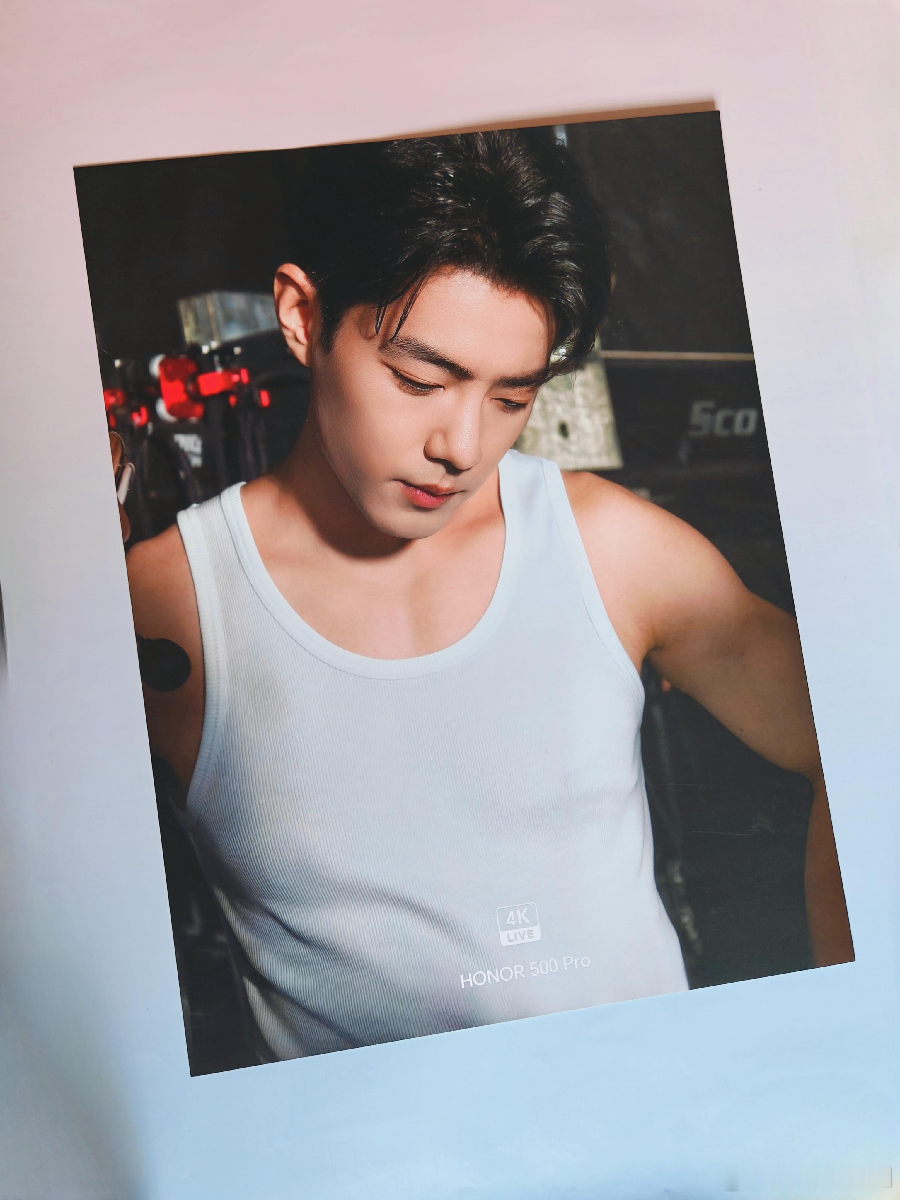 鹏鹏抽奖【肖战写真海报】啦！关注我+转发 即可，抽送肖战的荣耀手机海报一张，抽3