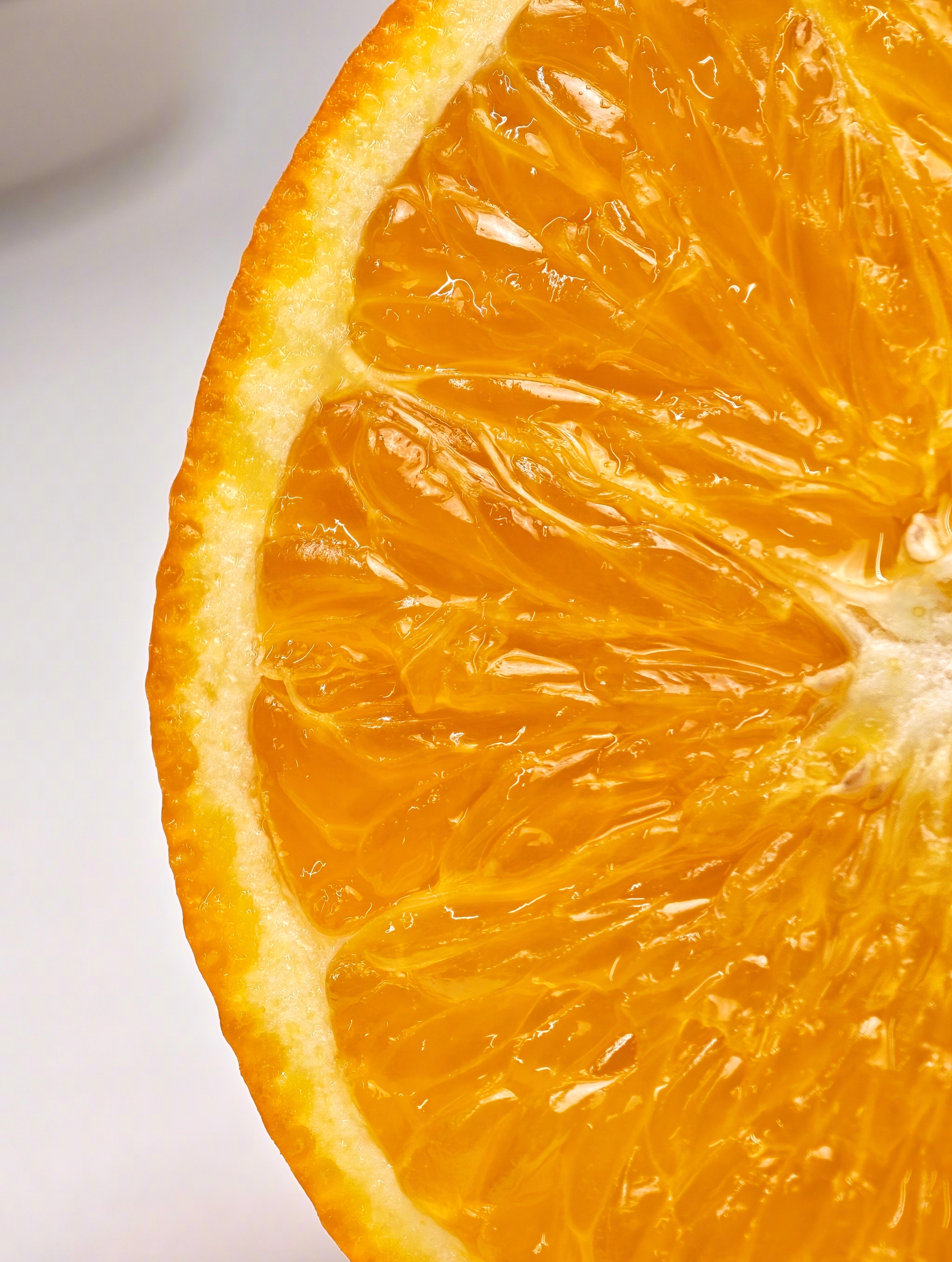 用手机拍摄了一组橙子的照片，大家感受一下这个质感，我把水印去掉了，你们能大体猜出