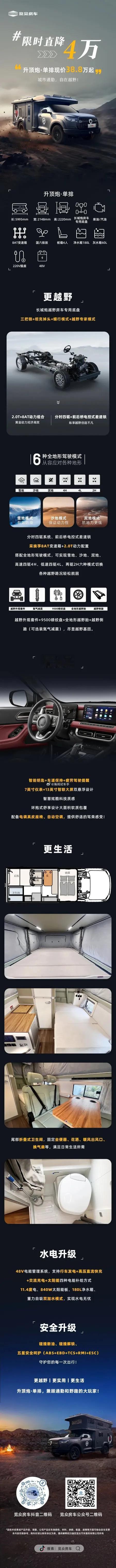 长城炮房车直降四万块钱~~~您不捧个场啊？？