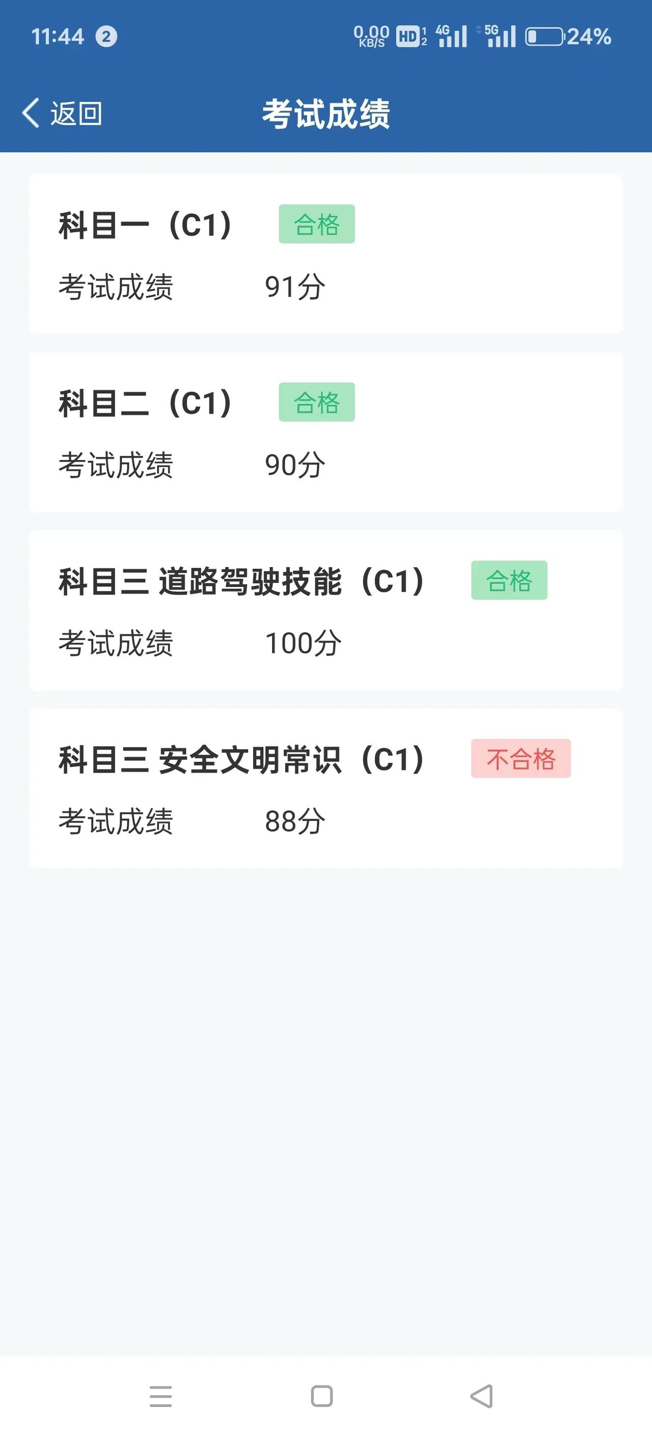 去学驾照科目四真的很难吗？小编，我已经考了，我次用了四次机会，真的，我感觉那个题