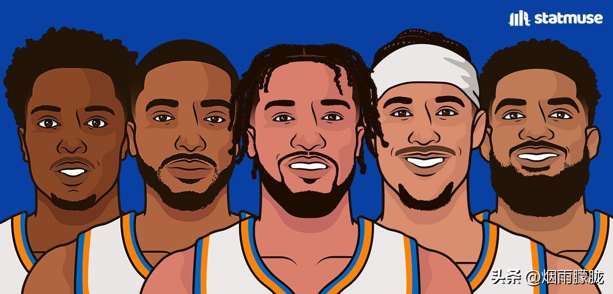 尼克斯队有冠军相吗？最近很猛呀，来看看最近五场比赛：

— 将掘金队得分限制在1