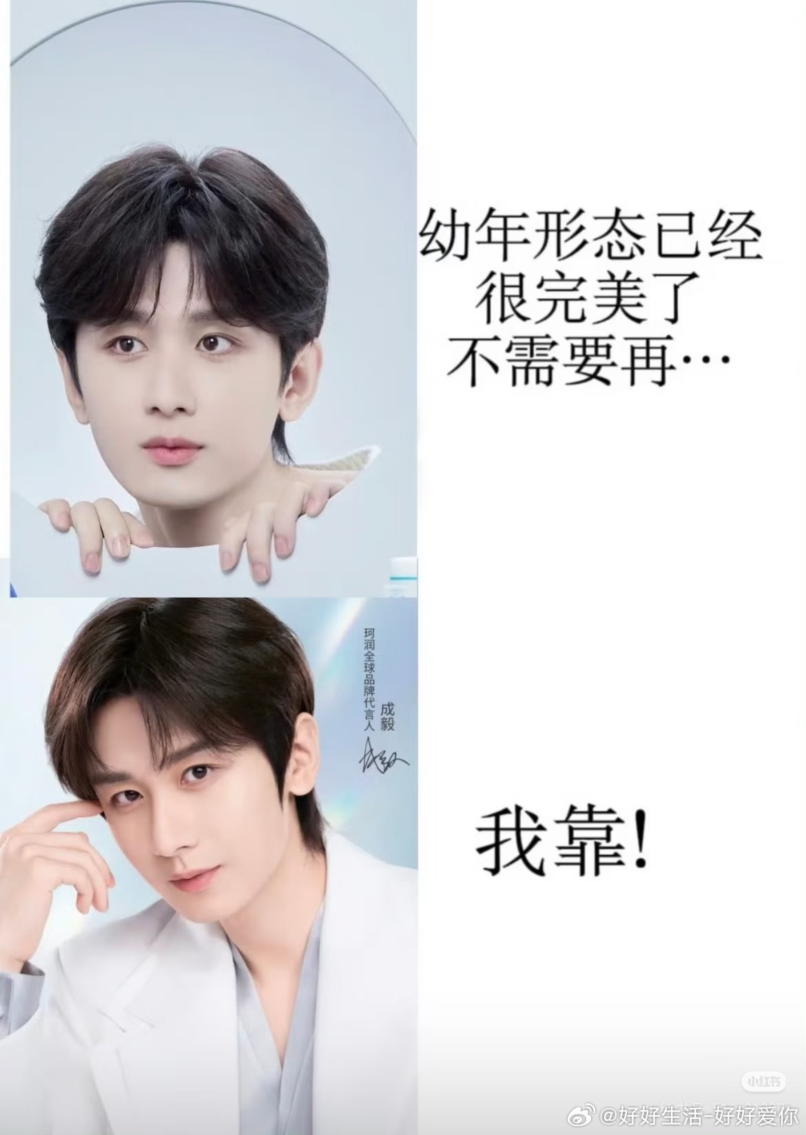 是我out了，今天才知道这个梗。幼年形态确实很完美。 