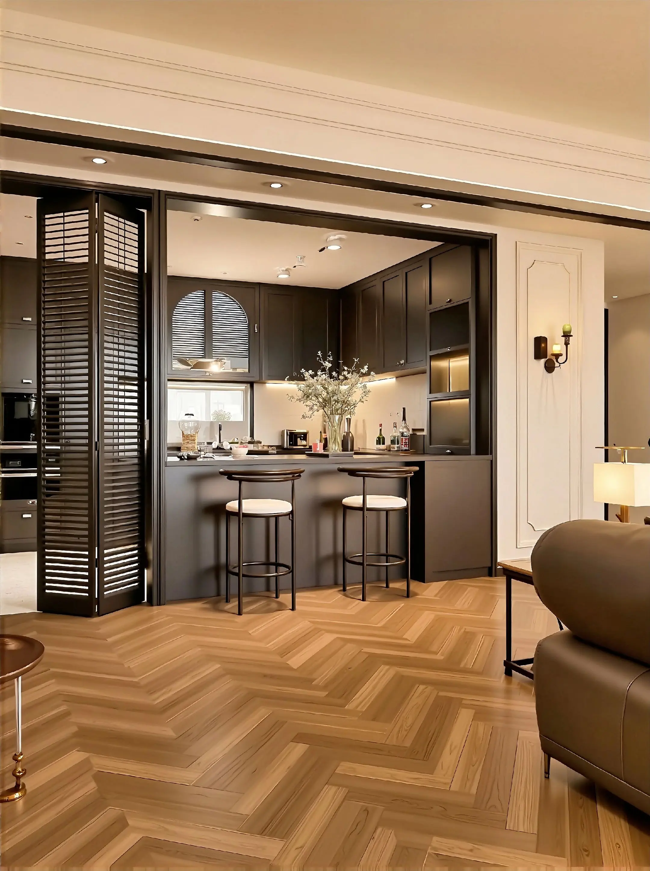 氛围感满满的法式复古风小家，老电影场景里的浪漫情节，真的太让人羡慕了~