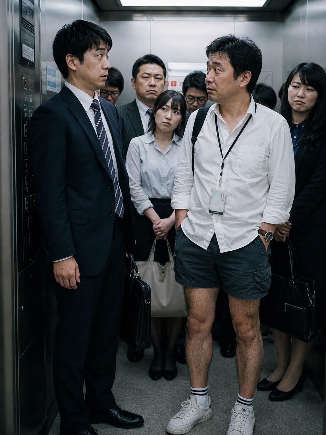 日本“腿毛骚扰”争议。刷到这条新闻的时候我正穿着大裤衩瘫沙发上吹风扇。

日本政