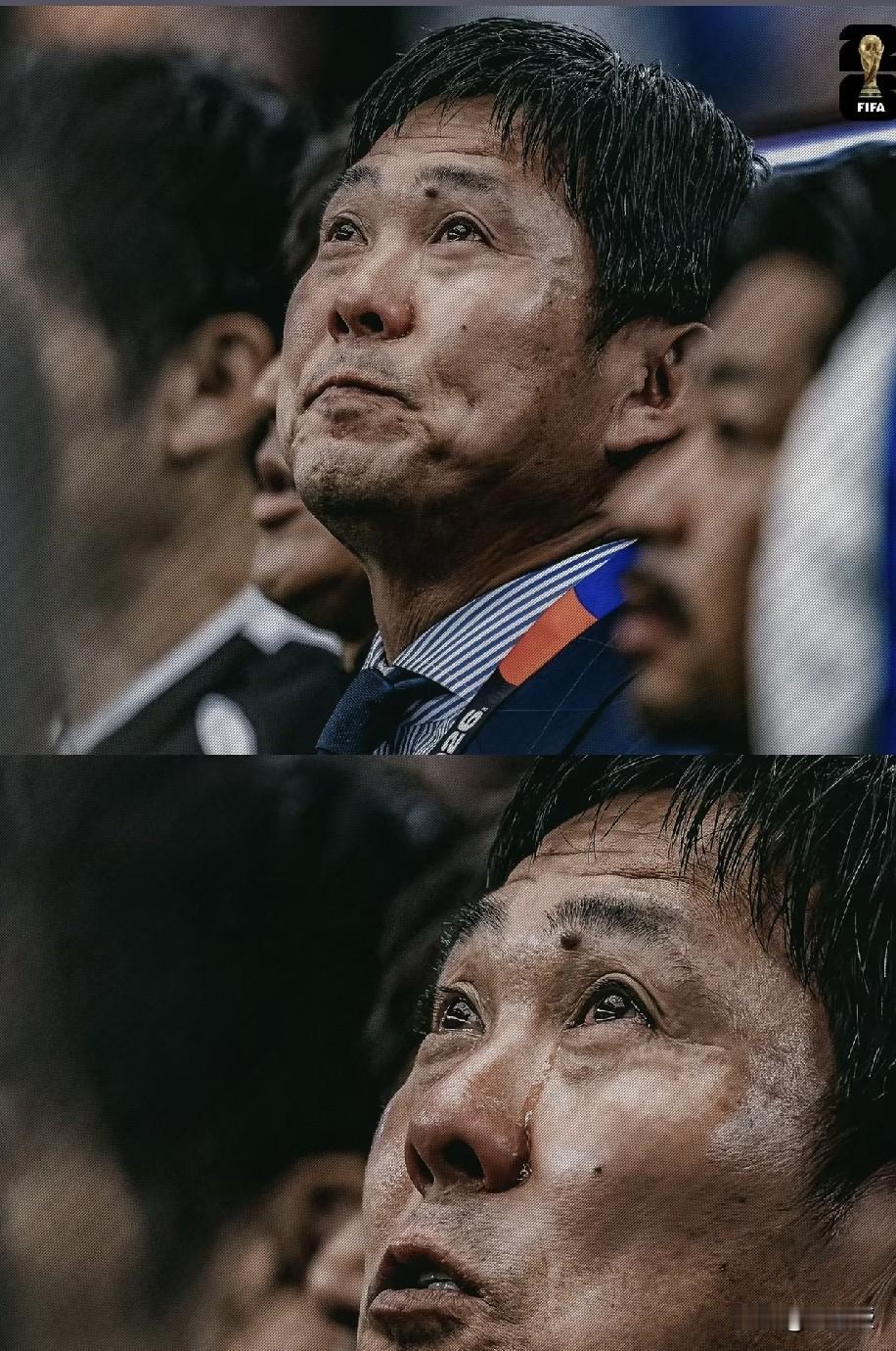 只有把一项运动
当成荣誉，尊严
而不只是金钱💰的时候
才容易满含热泪