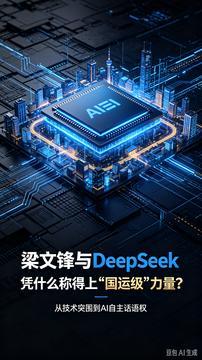 毫不夸张地说，梁文锋是位“国运级”人物！

很多人可能觉得，不就是个AI模型吗，