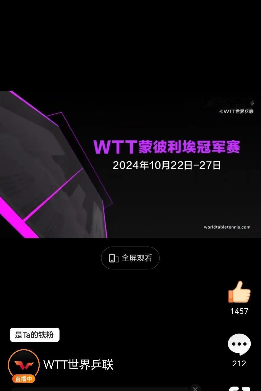 【废】上训了上训了，生产队的驴又出动了！

转眼WTT蒙彼利埃冠军赛又要开始了，