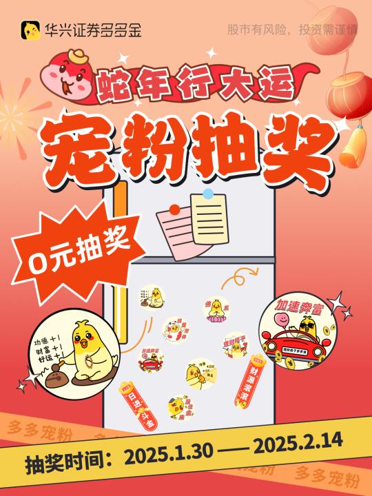 0元抽奖｜蛇年行大运，新春送好礼🎁