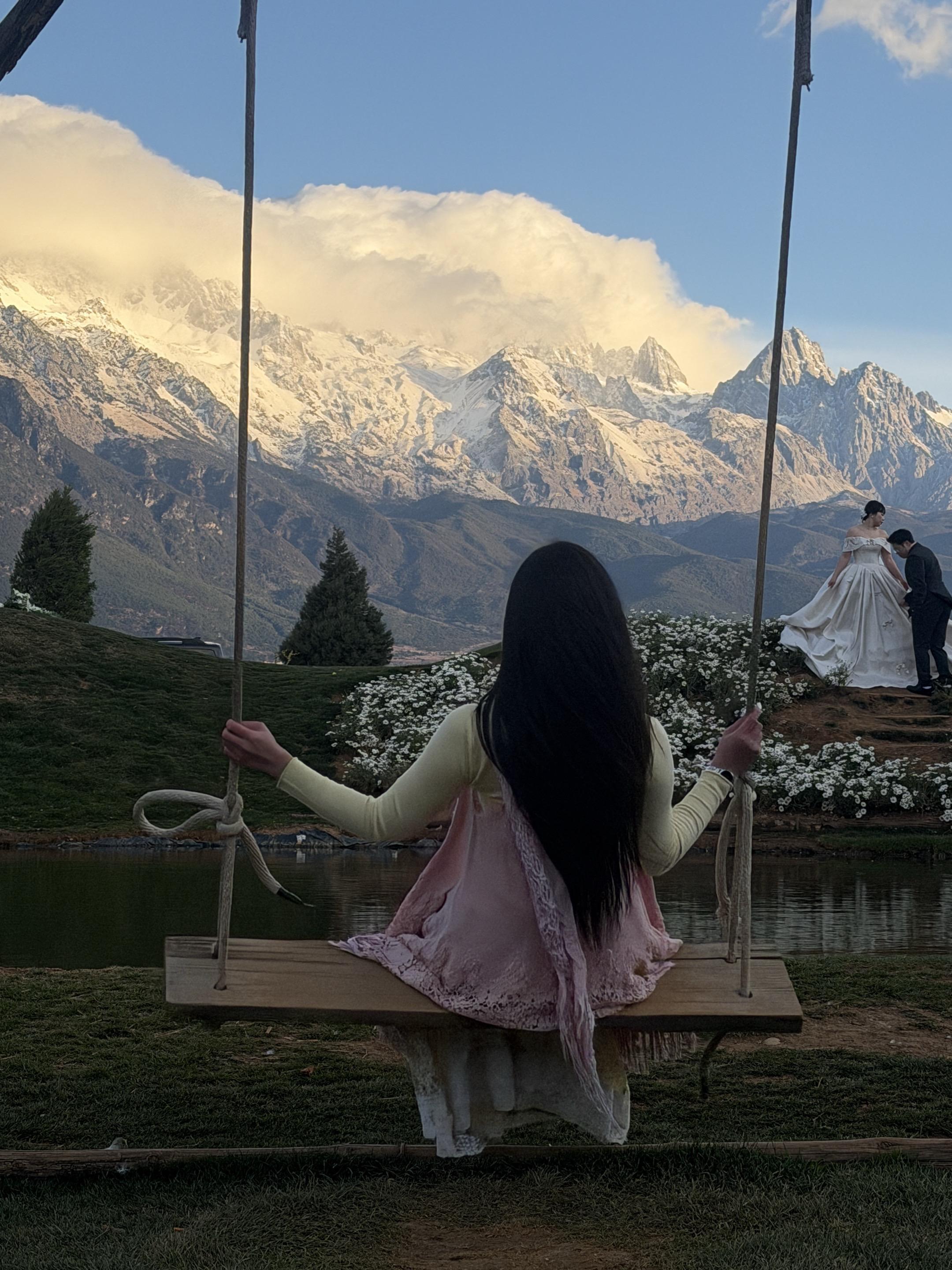 丽江必打卡 雪山脚下的香巴拉牧场 美翻了 🏠香巴拉牧场：丽江白沙古镇...