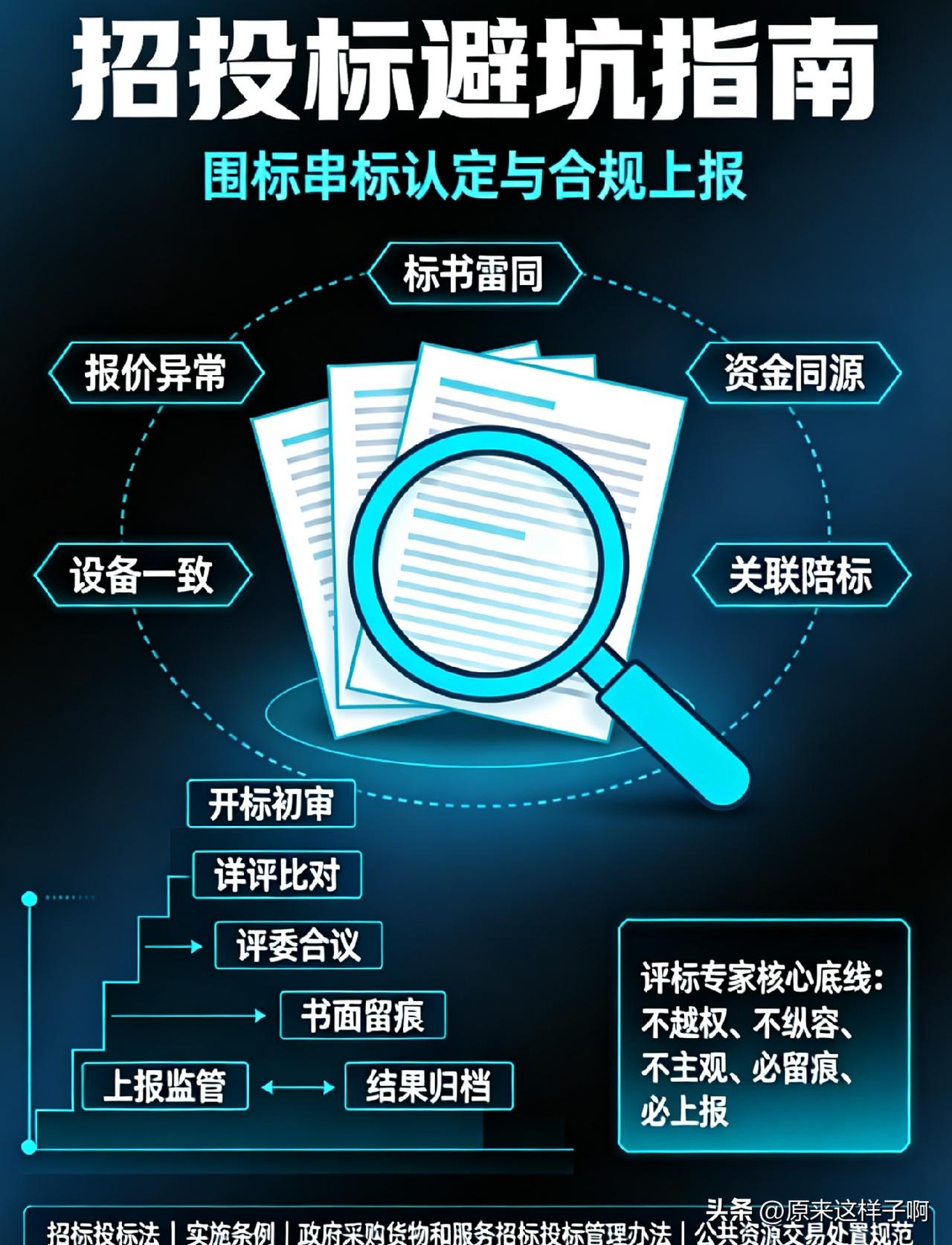 笔者ahwwxbh整理
 
招投标围标串标：法定认定、专家权责、案例与处置流程