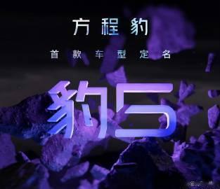 比亚迪家的品牌「方程豹」首款车，命名叫「豹5」。 