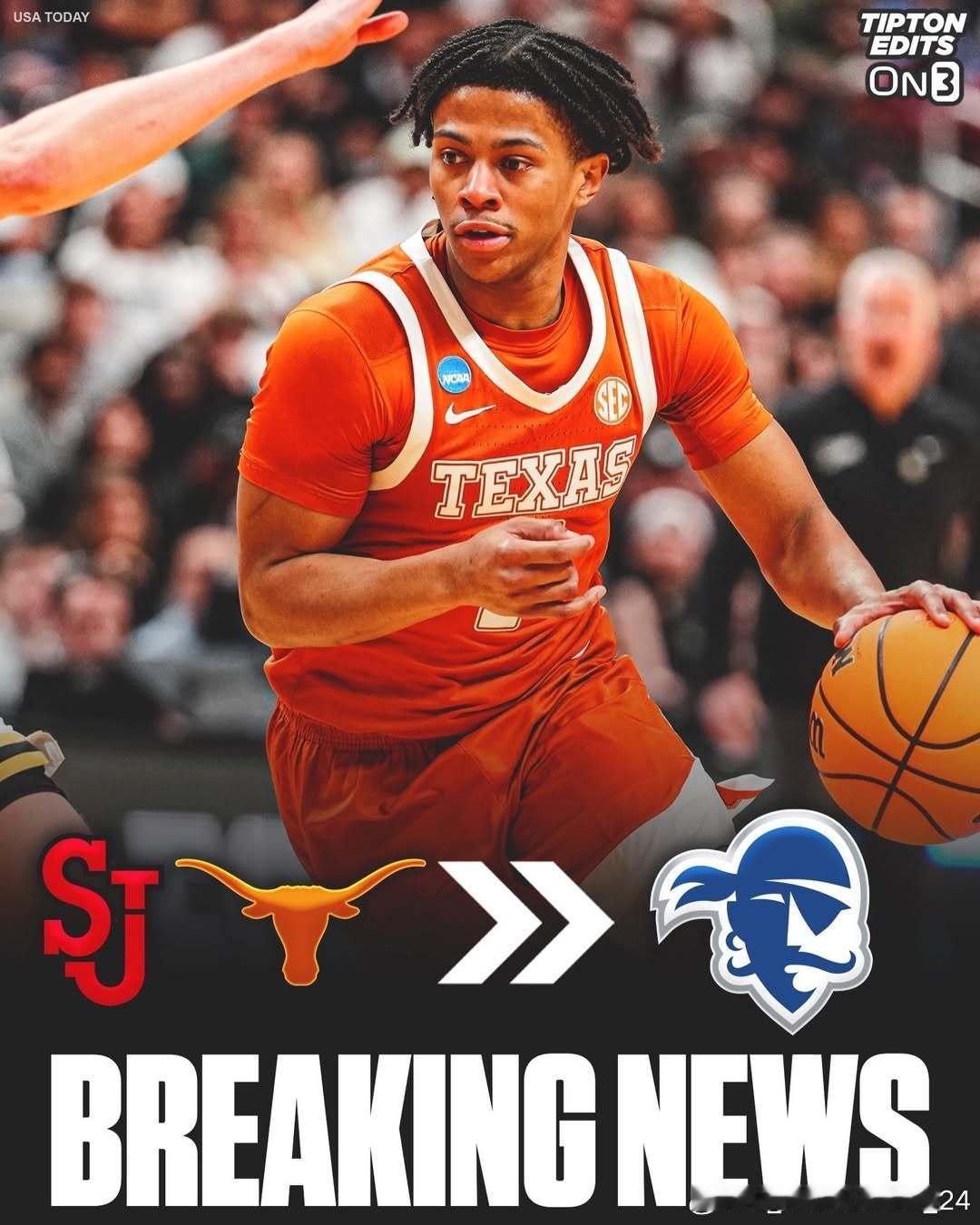 德克萨斯大学后卫西梅翁·威尔彻(Simeon Wilcher)转学加盟西东大学这