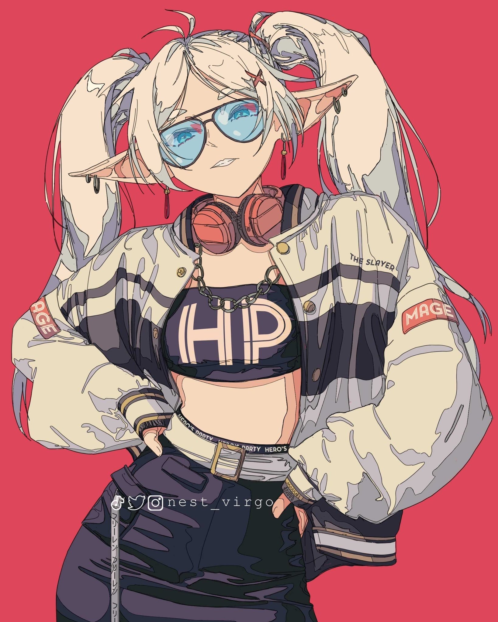 绘画欣赏 英雄们的私服 （twi nest_virgo） ​​​