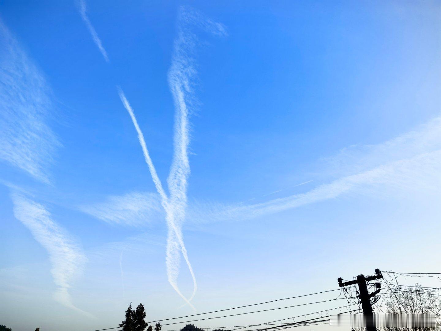 除夕这天的航迹 