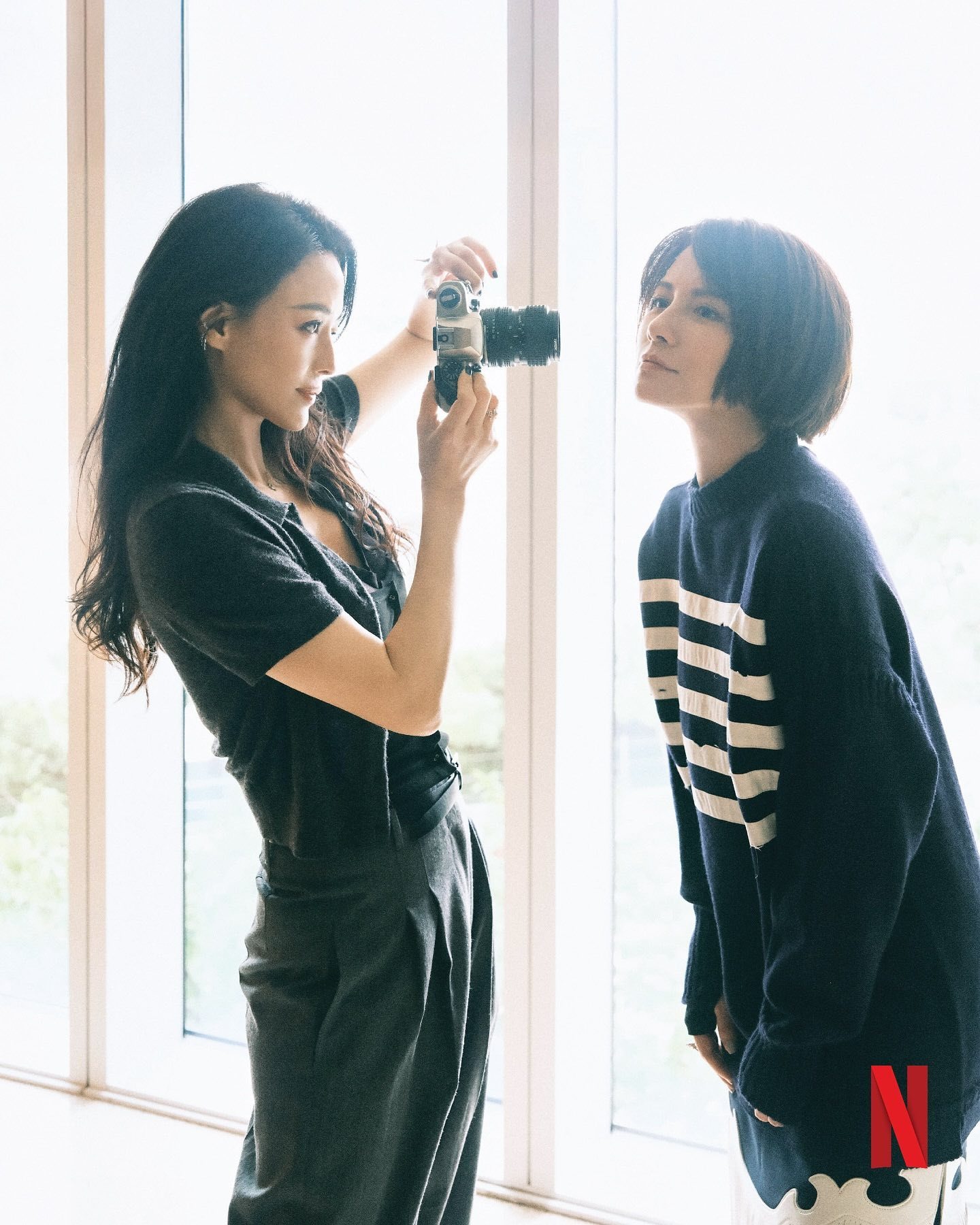 两大影后：舒淇与李心洁，期待她们合作的悬疑惊悚剧《回魂计》。花式刷片挑战 ​​​