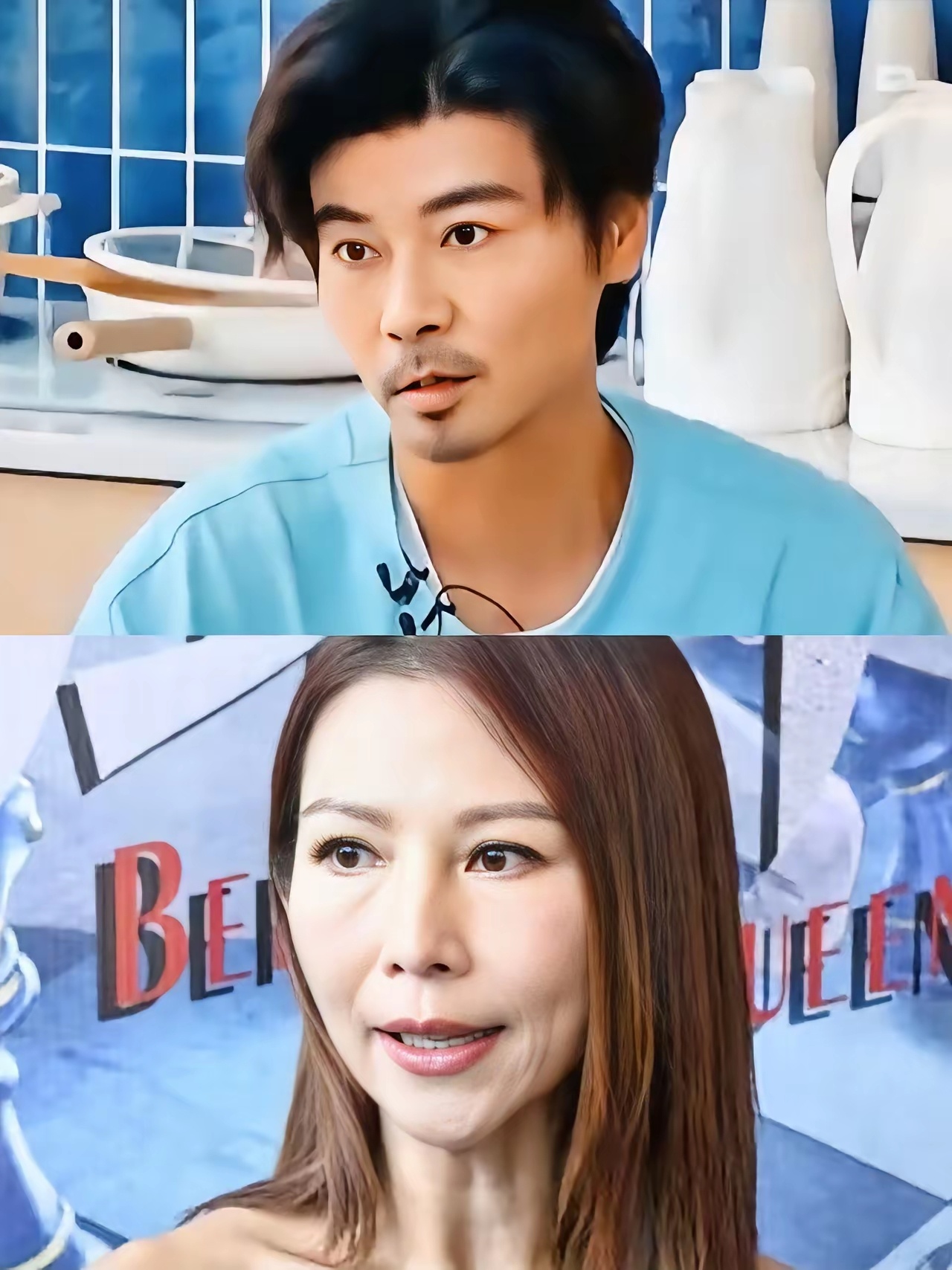 张晋估计后悔太晚结婚了，当初他和蔡少芬谈了5年，​要不是蔡少芬拦住他问，到底要不