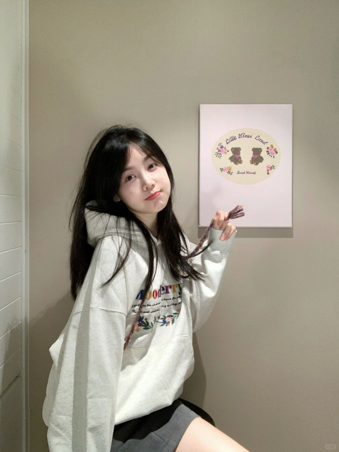 丙烯画•一对小熊