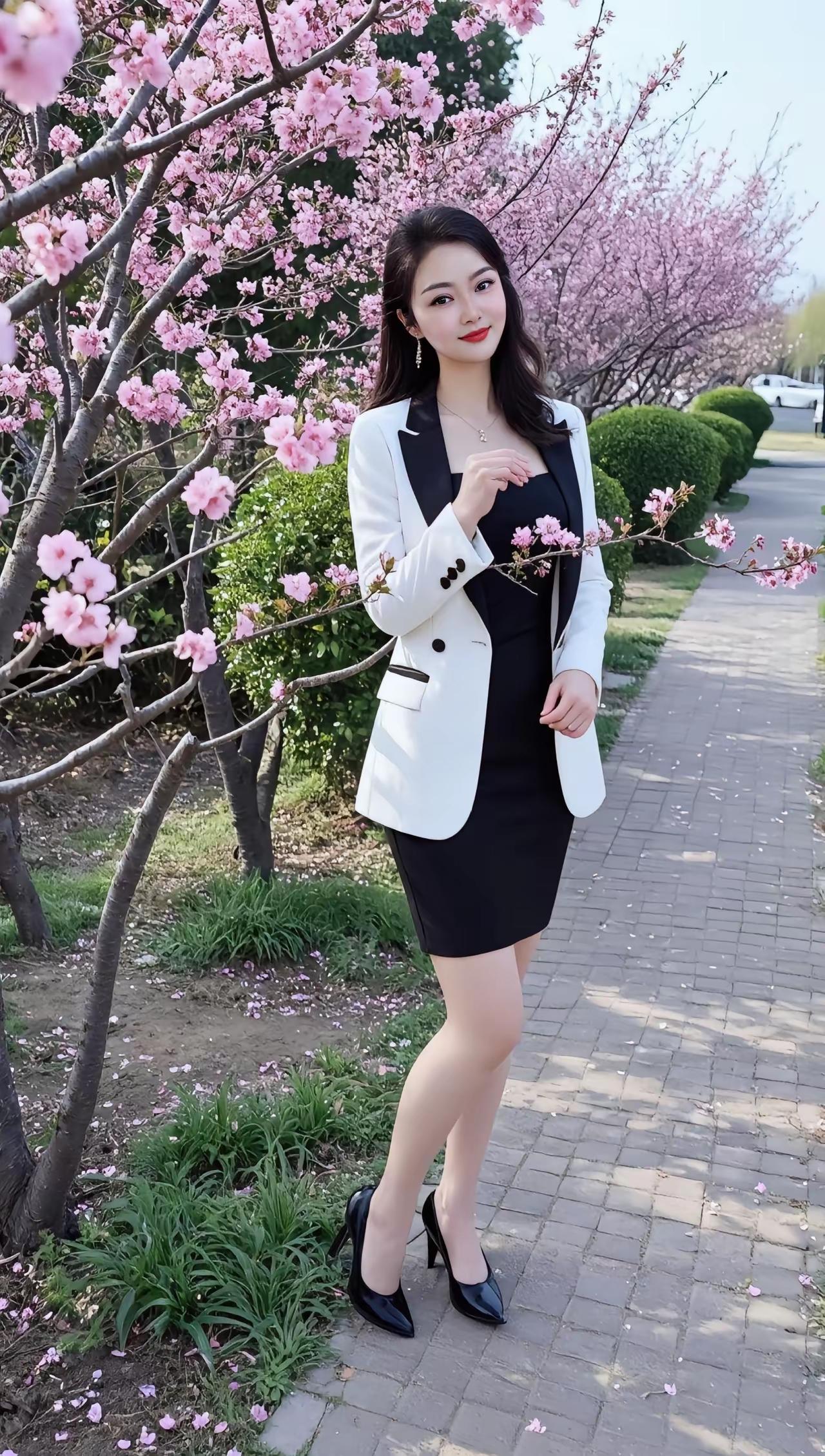 粉妆玉面映花枝，春风十里醉人衣。一起来分享美丽的图片