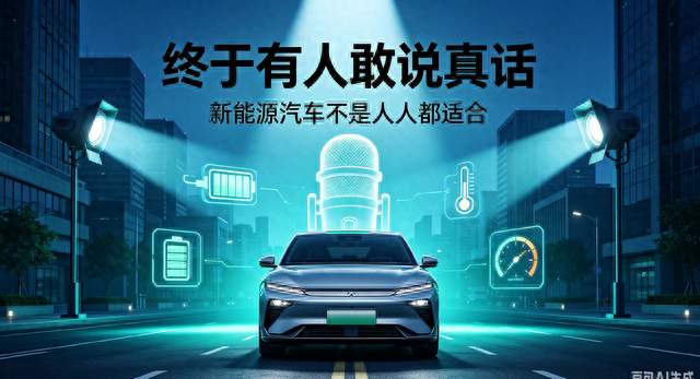 终于有人敢对新能源汽车说实话，别只盯着光环看