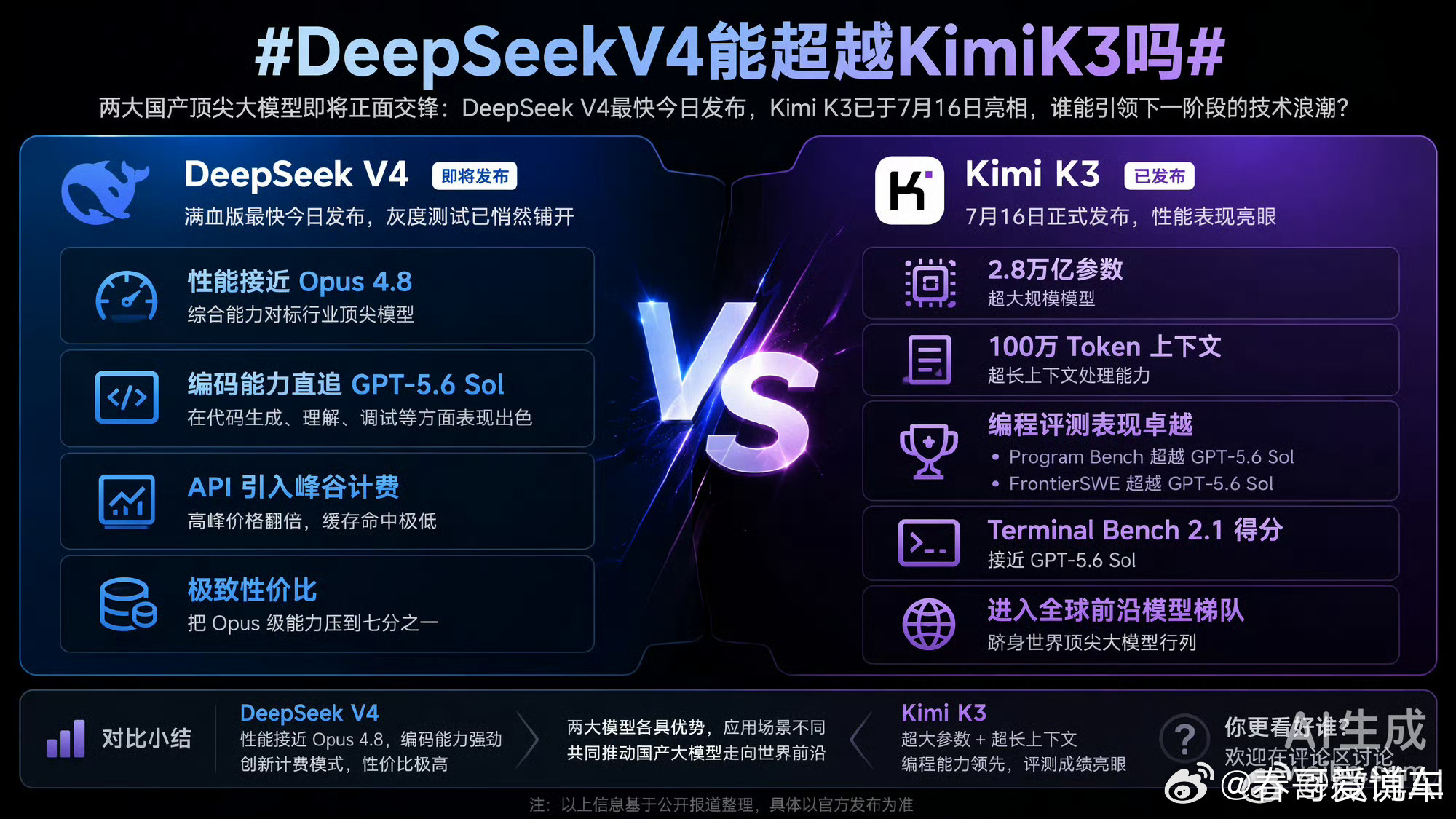 DeepSeekV4能超越KimiK3吗国产大模型突然卷进“双雄对决”模式，还是