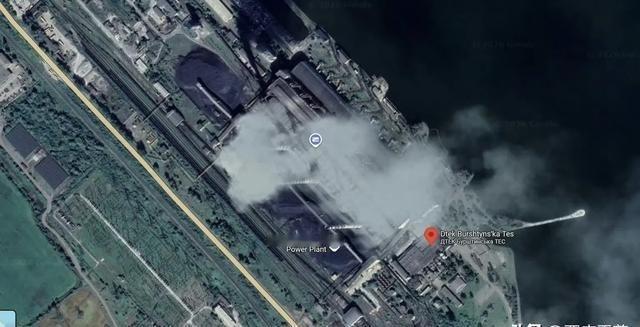 乌克兰 西部城市也被空袭了，位于 伊万诺-弗兰科夫斯克州 的布尔什京火电厂，也被