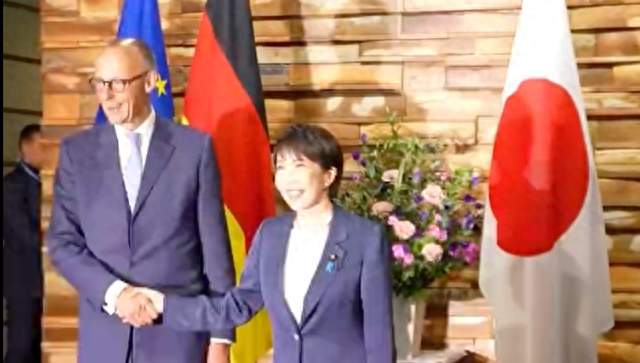 日本首相高市早苗欢迎德国总理默茨访日，称日德为理念相近国家，如今日德两国作为“高级伙伴”，向世界展现