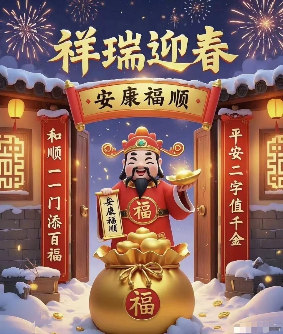 迎财神也得整活的当代年轻人  欢欢喜喜过年了，大年初五迎财神，新的一年里发财，发