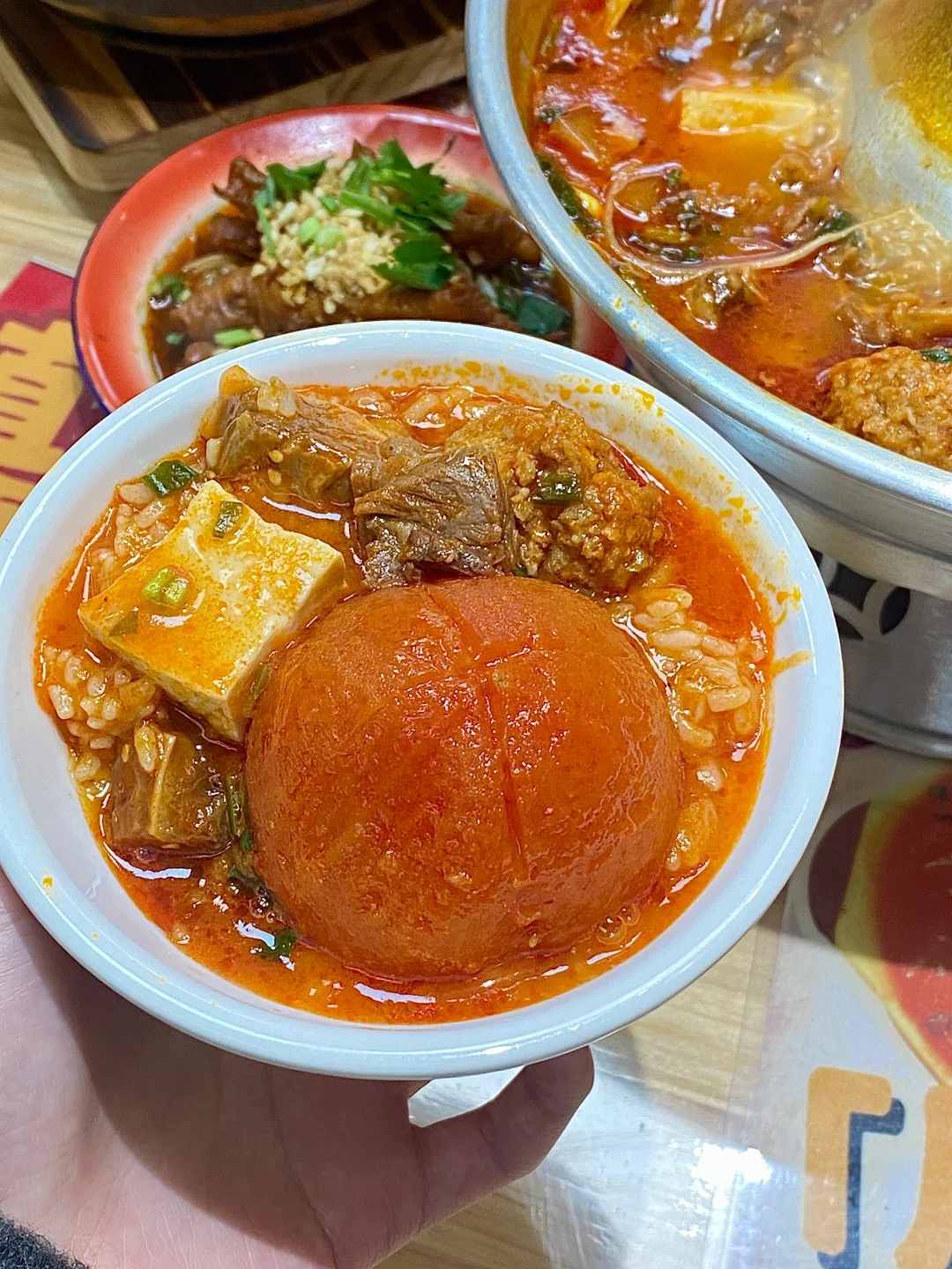 河源…吃上了大大大番茄牛腩饭🍅