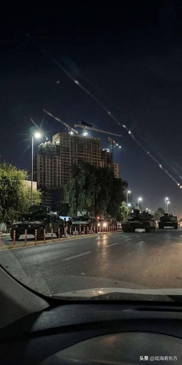 【快讯：伊拉克绿区深夜遭封锁，乘坐坦克和装甲车辆武装人员进入，多名跨教派高官被捕