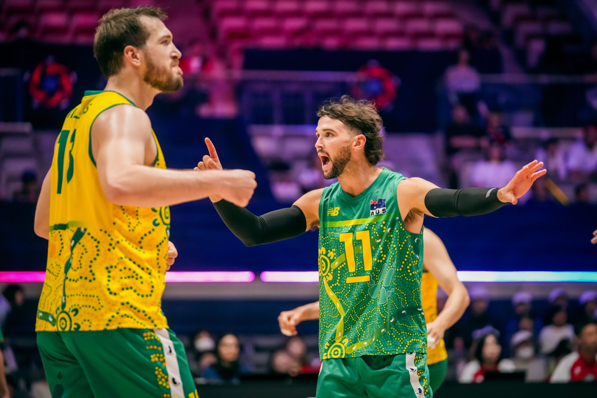 -【2026年男排亚锦赛小组赛-A组】澳大利亚🇦🇺3-0零封阿曼🇴🇲，取