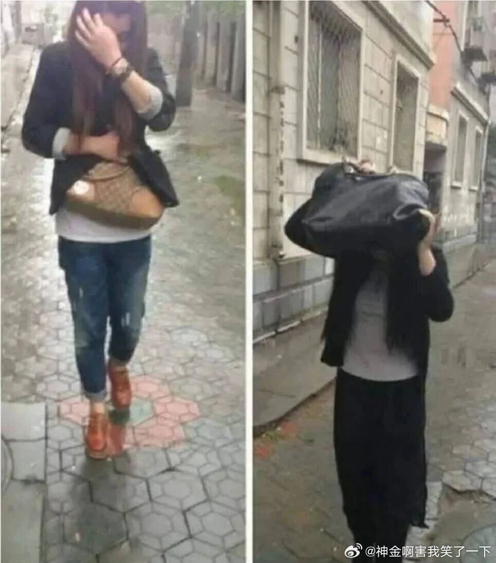 6317下雨了真能分辨真假包？ 