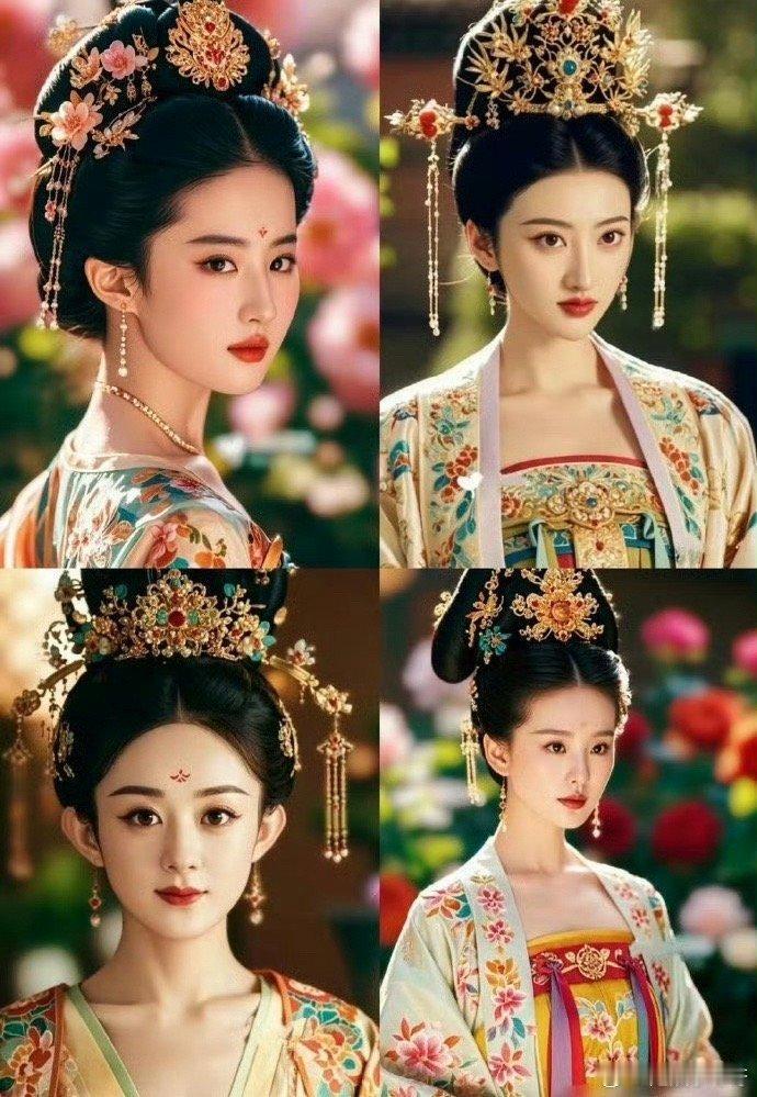 这四个人去演翻拍武则天，谁的气质更像 ​​​