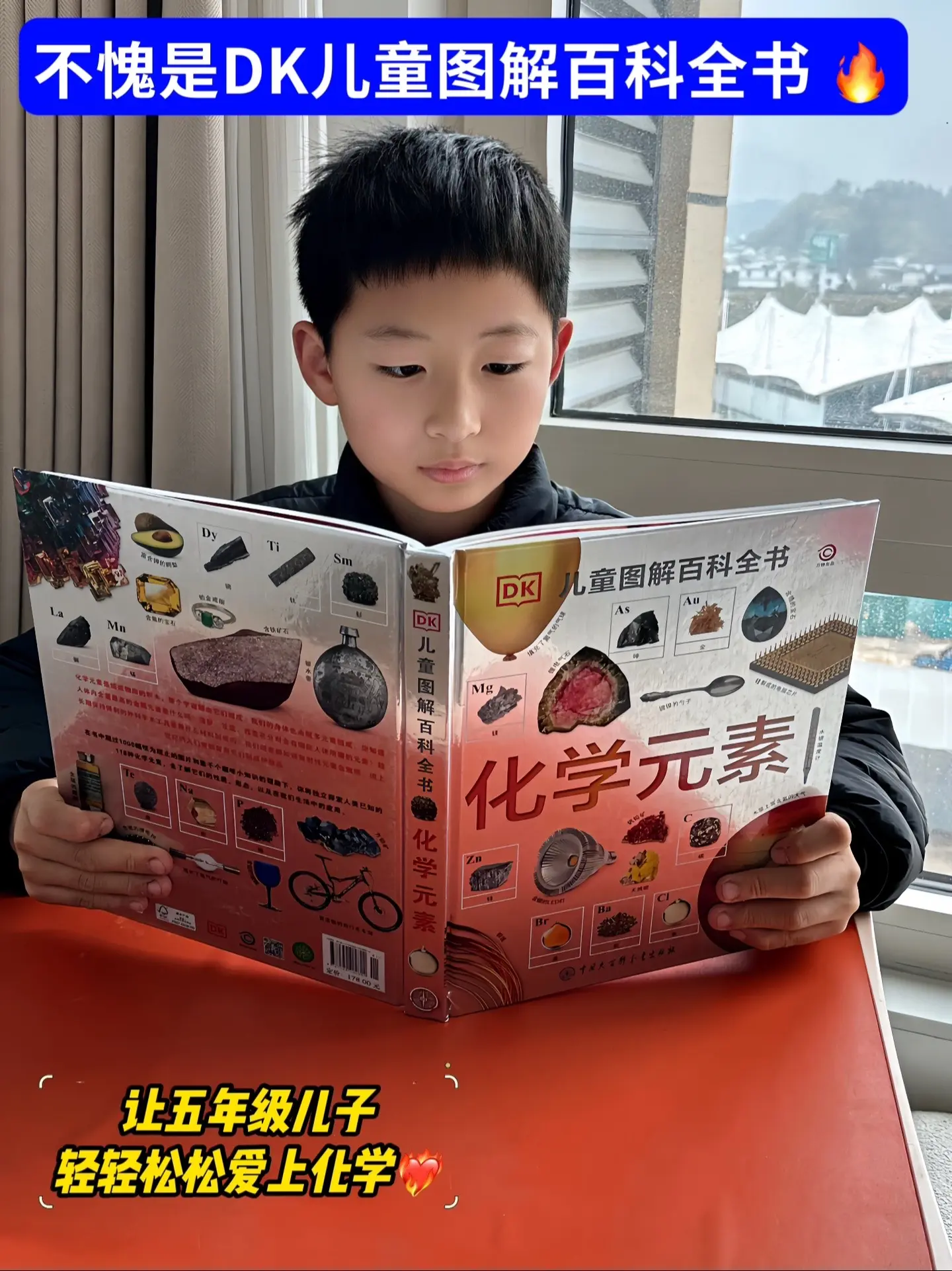 不愧是DK专为中小学生准备的化学科普书！本书共208页，按照元素周期表...