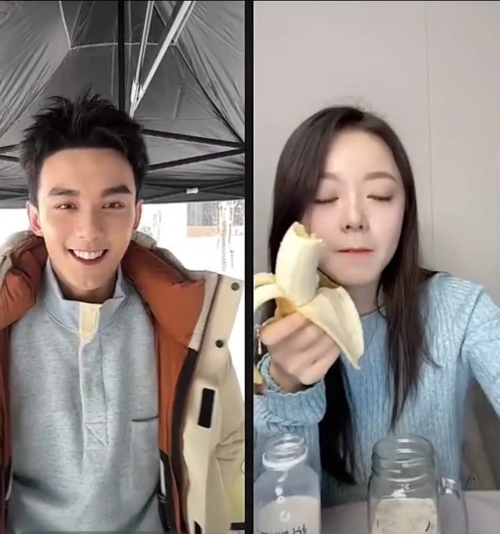 #吴磊调侃赵今麦吃香蕉#看似一些不经意的调侃，其实总是表达出了自己护妻的主要观念
