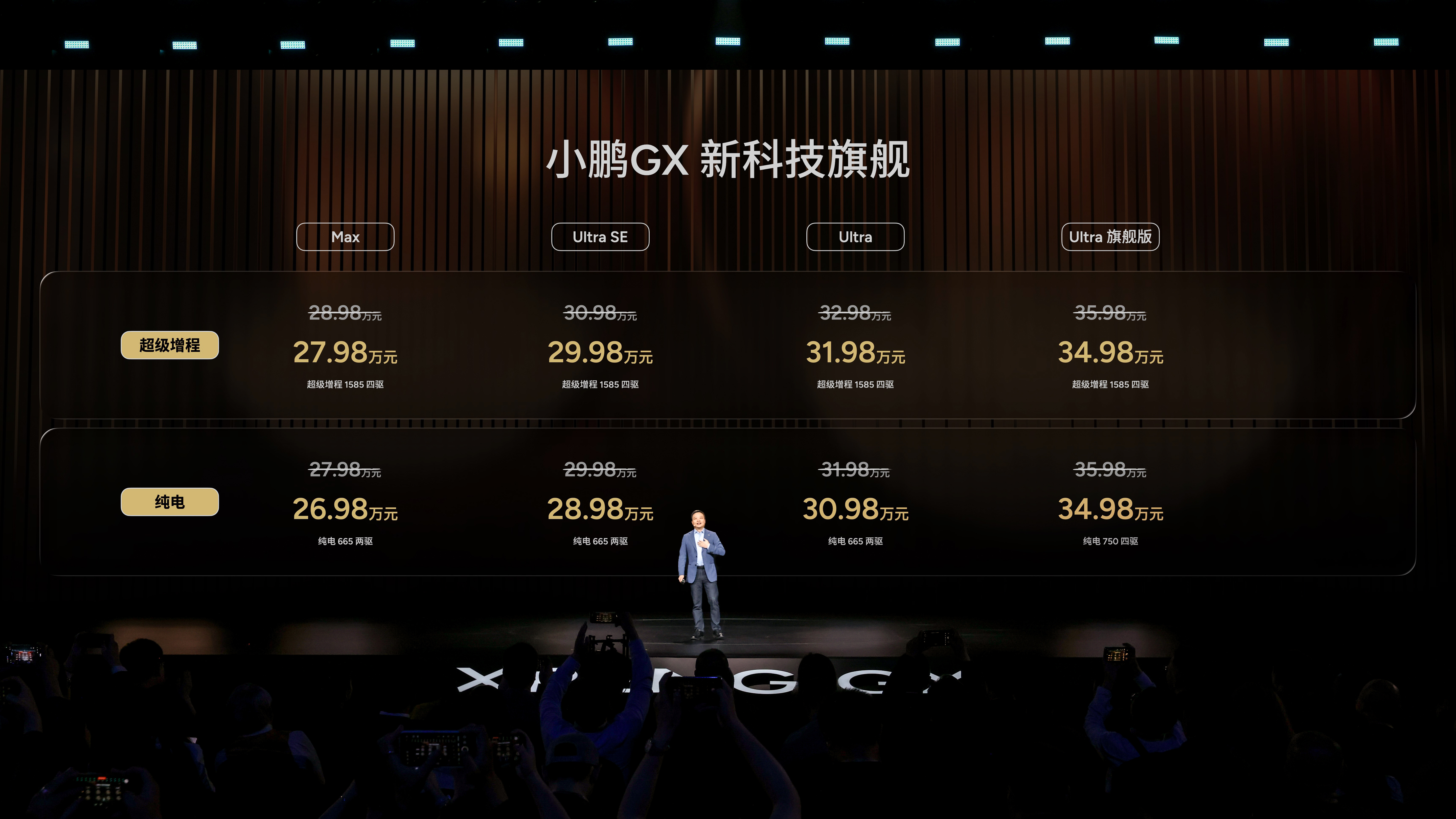 小鹏GX这波真的把大六座SUV的痛点全干翻了！26.98万起，纯电增程双动力随便