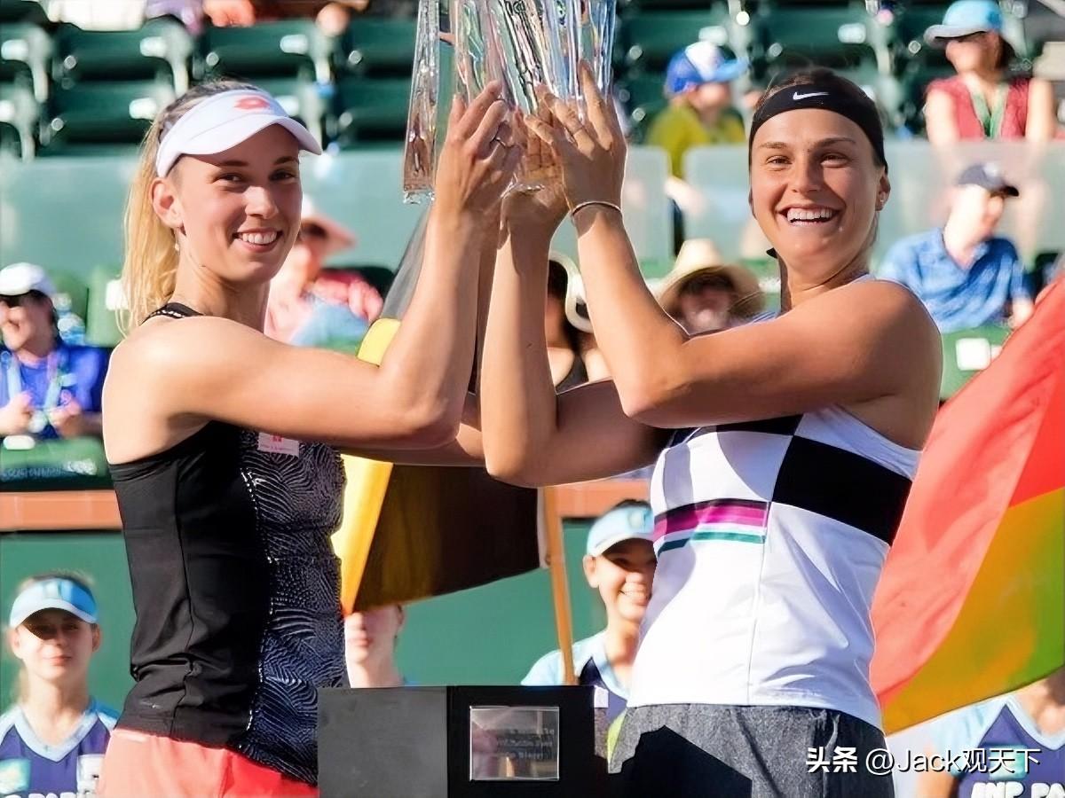 萨巴伦卡在迈阿密成功卫冕，时隔七年再次荣登阳光双冠王🏆，早在2019年就与梅尔