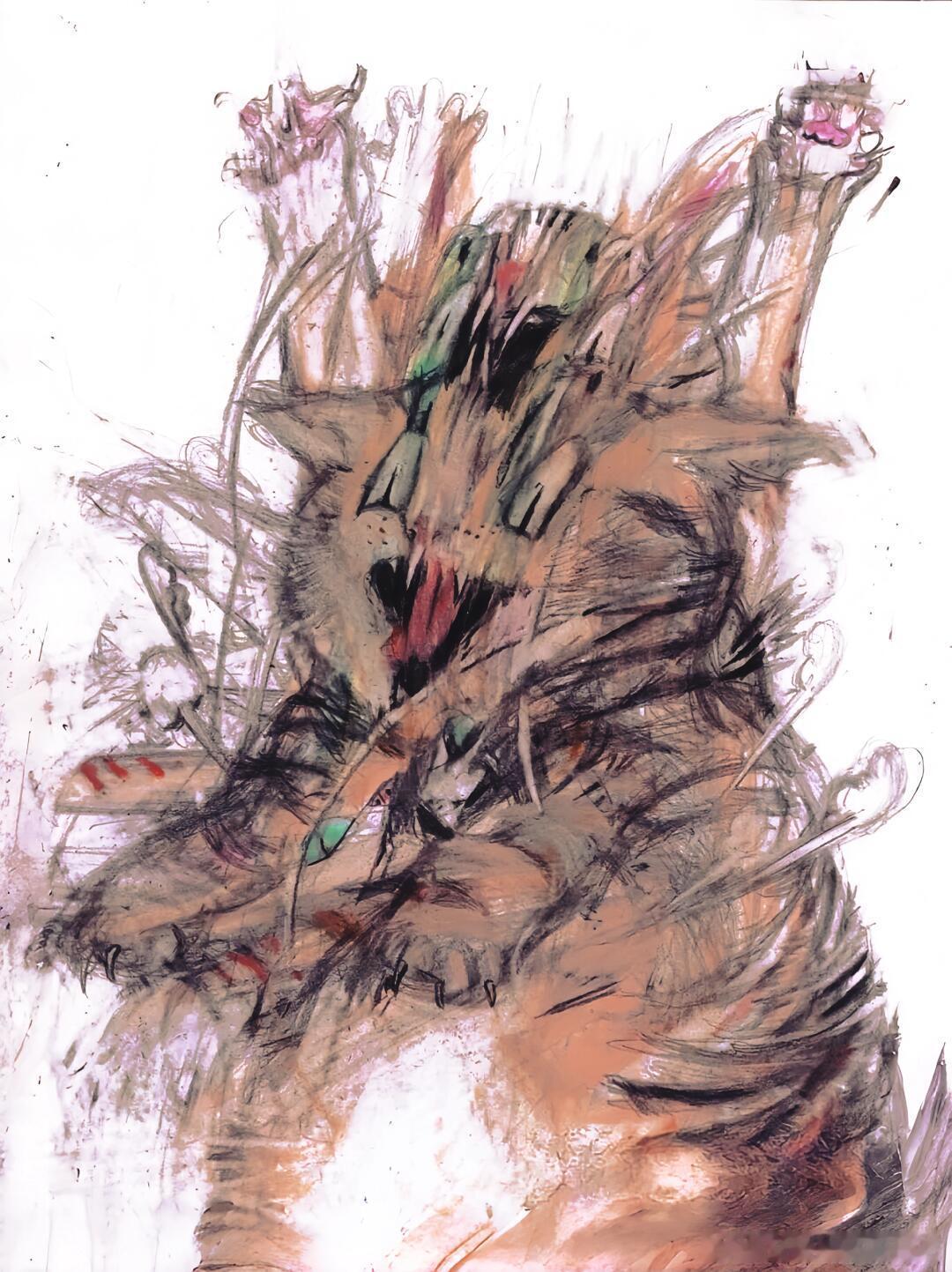 法国画家 Léo Forest 画的邪恶猫咪🐱简直是猫咪界的“奇葩”。你看那小