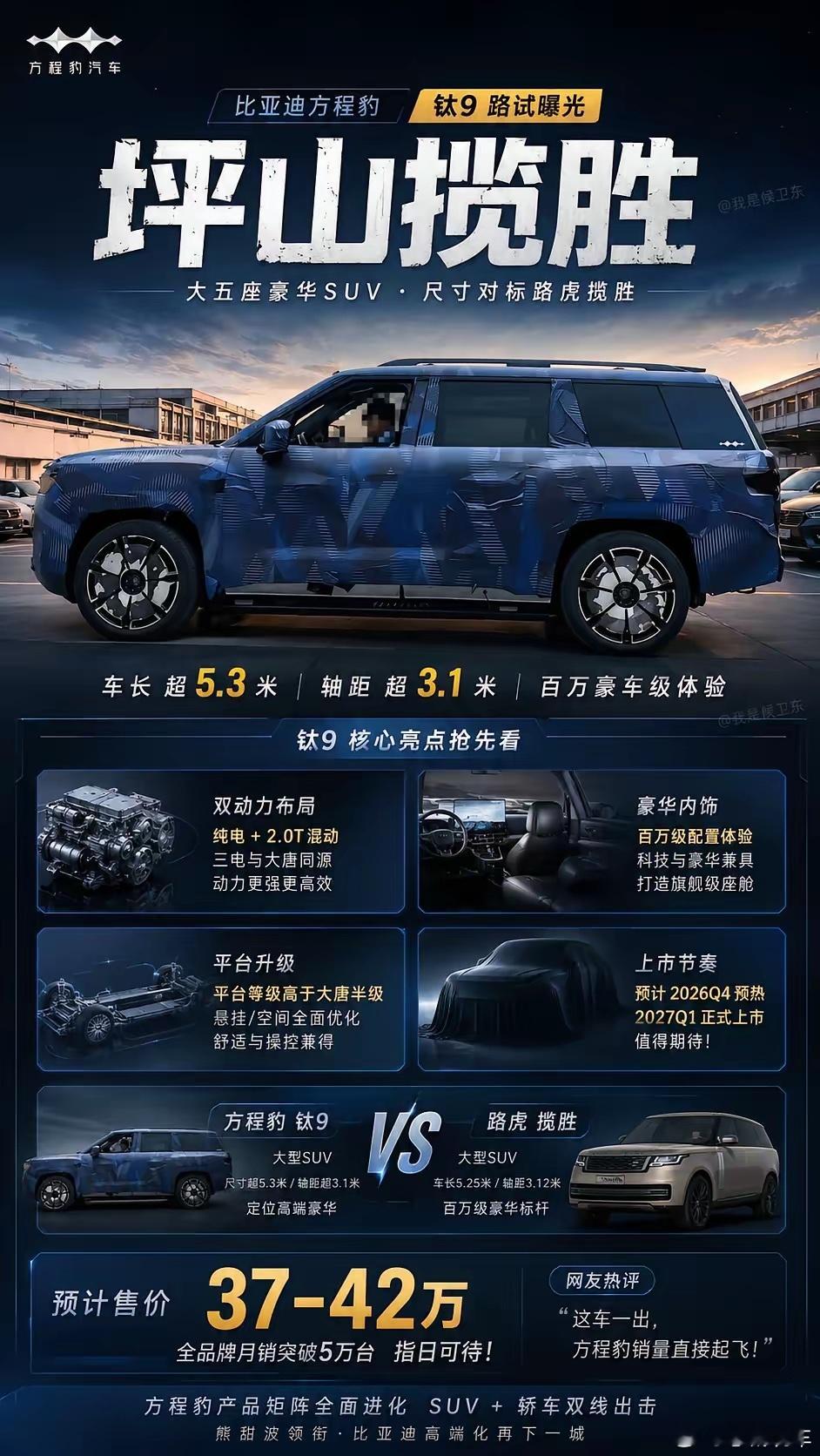方程豹钛9对准了谁？ 