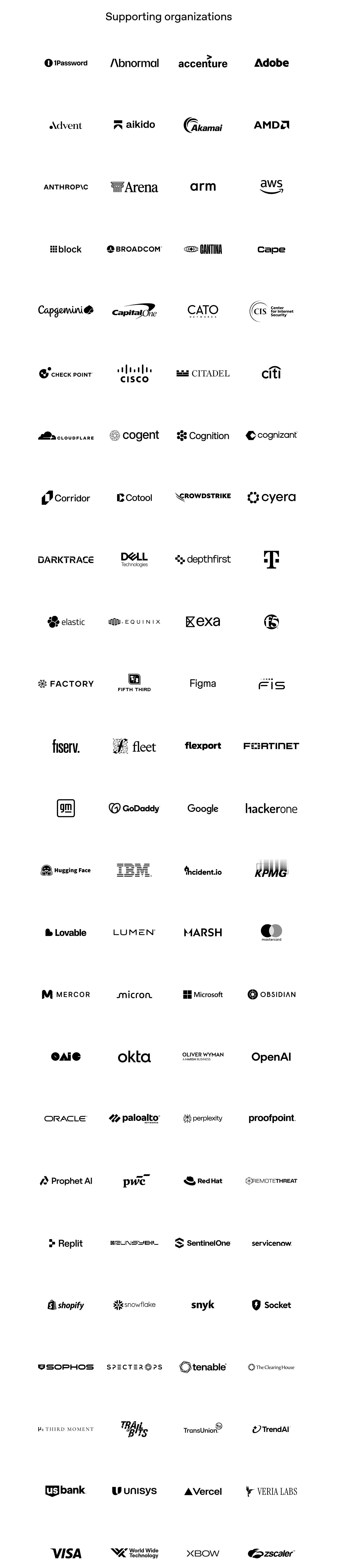 OpenAI、Anthropic、亚马逊、微软等全球 100 多家知名公司发布联