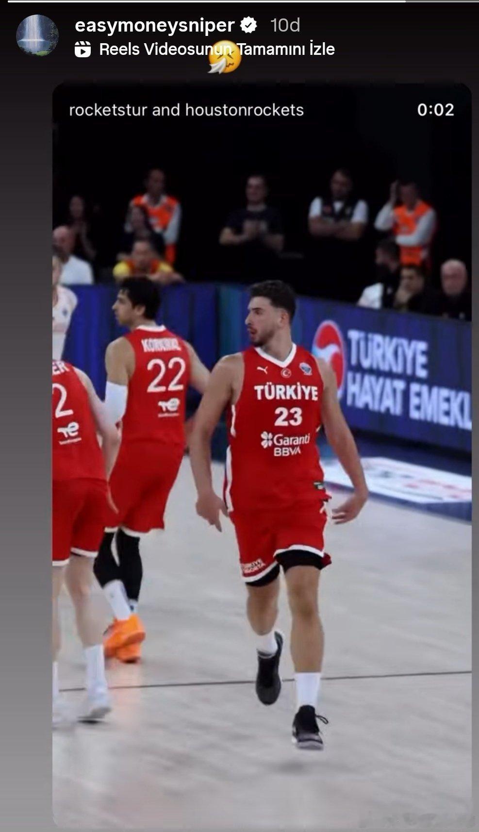 杜兰特转发申京今日比赛高光时刻👀休斯顿火箭nba休赛期休斯顿火箭[超话] ​​