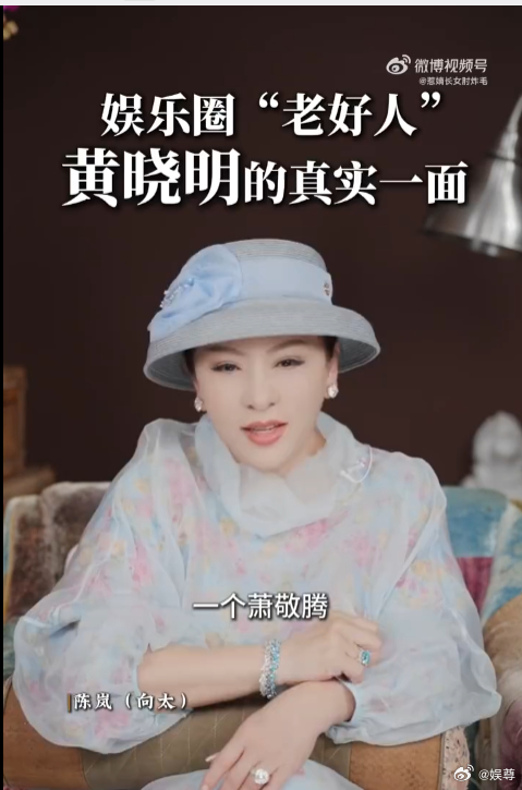 黄晓明 我帮了太多白眼狼向太说的真的很中规中矩 ​​​