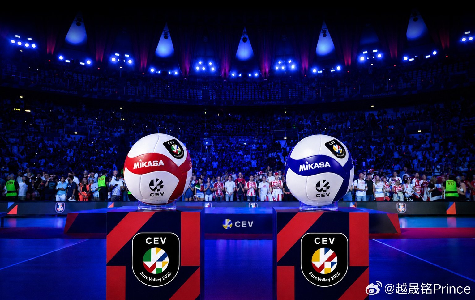 排球 🇪🇺 欧排联（CEV）发布了今年男女排欧洲锦标赛将使用的新球。 