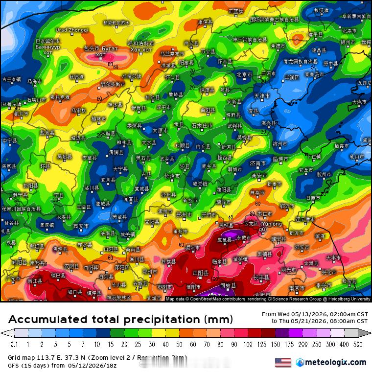 【大范围强降雨】本周末的强降雨形势维持，只是细节预报还会不断调整。预计15-19